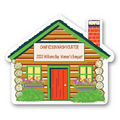 Static Cling Decal Group 3 (2.125"x2.5")- House Shape